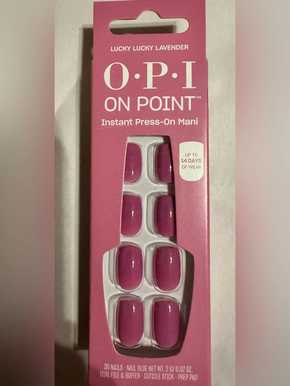 OPI On Point Instant Press-On Mani - Lavender Pink